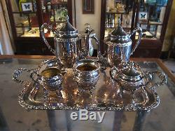 silver copper sheridan coffee set plated tea vintage