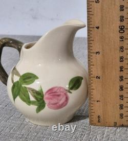 13 Piece Vtg Franciscan Desert Rose Demitasse Coffee Cups Milk Jug Roses Floral