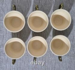 13 Piece Vtg Franciscan Desert Rose Demitasse Coffee Cups Milk Jug Roses Floral