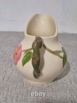 13 Piece Vtg Franciscan Desert Rose Demitasse Coffee Cups Milk Jug Roses Floral