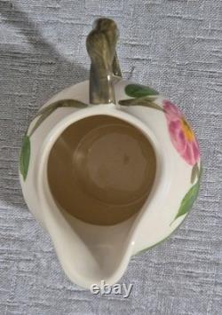 13 Piece Vtg Franciscan Desert Rose Demitasse Coffee Cups Milk Jug Roses Floral