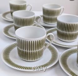1960s Vintage Seltmann Weiden Bavaria Coffee Set of 6