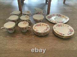 21 Piece (6 Place Setting)'Duchess Memories' Fine Bone China Tea Set