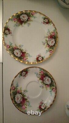 3 Sets of Rare Vintage Royal Albert Celebration Coffee/Tea Trios