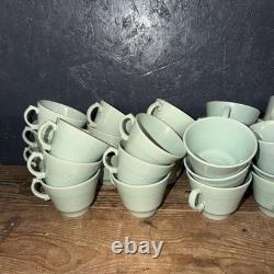 33 Woods Ware Vintage Beryl Mint Green Coffee Cups And Saucers