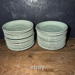 33 Woods Ware Vintage Beryl Mint Green Coffee Cups And Saucers
