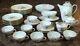 37pc Vintage Lenox China Starlight Service For 8, With Coffee Set & Serving Dishes