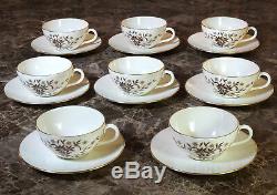 37pc Vintage Lenox China STARLIGHT Service for 8, with Coffee Set & Serving Dishes