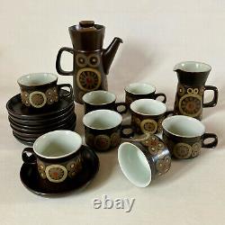 44 x Denby Arabesque 8 Service Dining/Tableware & Coffee Set Vintage/Retro 70s