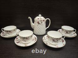 4x Minton Ancestral Cup & Saucer Coffee set Coffee pot