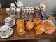 50s Vintage Dining Ware, Coffee Sets, Tea Pot Sets And Glass Ware