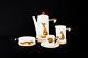 6 Person Art Deco Fox Coffee Set Royal Doulton Pot Sugar Creamer Cups Vintage En