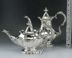 6pc Vintage 1951 Silver Plate Reed & Barton Victorian Tea/Coffee Set with Tray
