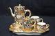 7pc Vintage Koshida Satsuma Millefiori Thousand Flowers Tea Or Coffee Set, Japan