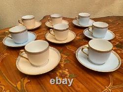 8 Cups 8 Saucers Vintage Danish Bing & Grondahl Porcelain Coffee Set
