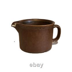 A Vintage Arabia Finland Ruska Ulla Procope Coffee Set with Six Cup and Saucers