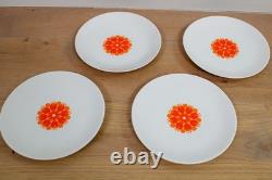 A Vintage mid-century dinner/coffee set by Thomas Germany Pinwheel Orange
