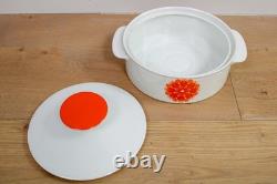 A Vintage mid-century dinner/coffee set by Thomas Germany Pinwheel Orange