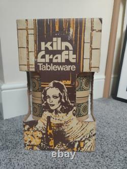 A lovely Vintage 1970's Kiln Craft Staffordshire Potteries Tea/Coffee Set Boxed
