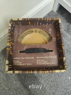 A lovely Vintage 1970's Kiln Craft Staffordshire Potteries Tea/Coffee Set Boxed