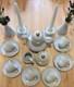 A Stunning Vintage Gold Trim White Porcelain Coffee Service- Bavarian
