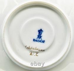 AK Kaiser W. Germany Coffee Set for 6 / Pat. Schönbrunn / + Extra / Vintage VGC