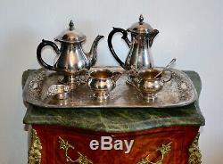 ARTHUR PRICE SHEFFIELD tea coffee set milk jug sugar bowl Vintage