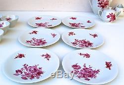 Alka Bavaria Vintage Tea pot creamer Cups Saucers Dessert Plates service 21 pc
