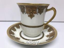 Antique VTG Haviland Limoges Chocolate / Coffee Pot, Tray, Cups & 6 Saucers Set