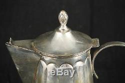Antique/Vintage/Art Deco Silver Plate Coffee Set Made in Mexico Collectible 3 Pc