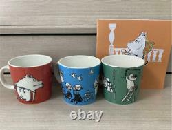 Arabia Finland Moomin Characters Mug Set of 6 Vintage Rare Cup Tea Coffee