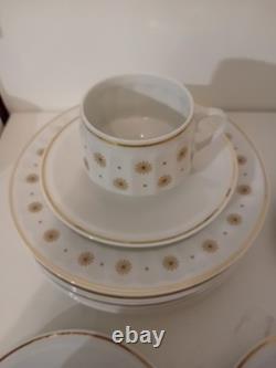 Arabia Roxana Finland Vintage Coffee Set For 6 people