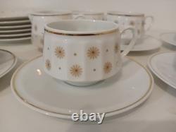 Arabia Roxana Finland Vintage Coffee Set For 6 people