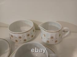 Arabia Roxana Finland Vintage Coffee Set For 6 people