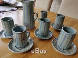 Arch Pottery St. Ives Cornwall vintage coffee set