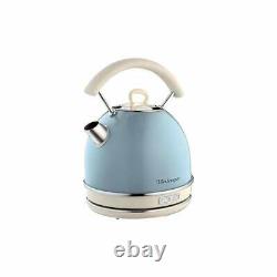 Ariete Dome Kettle, 2 Slice Toaster and Filter Coffee Machine Set, Vintage Blue