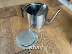 Arne Jacobsen Stelton Stainless Steel Tea Service Coffee Set Vintage 1967 Danish