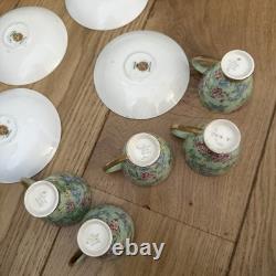 Art Deco 1930s Empire Ware LILAC TIME Coffee Set (13 pieces) Chintz Demitasse