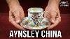 Aynsley China Indian Tree 1173 Demitasse Coffee Cup And Saucer