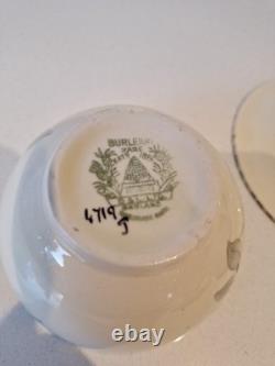 Beautiful Rare Vintage Art Deco Burleigh Ware Zenith Coffee Set Immaculate