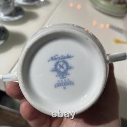 Beautiful Vintage Noritake Coffee Set 2604 Arcadia Japan