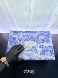 Blue Toile de Jouy Christian Dior Vintage, Porcelain Coffee, Tea Set, 5 Items