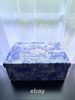 Blue Toile de Jouy Christian Dior Vintage, Porcelain Coffee, Tea Set, 5 Items