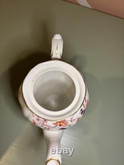 Booths Fresian Vintage China Coffee Pot & Set of 6 Espresso Cups & Saucers