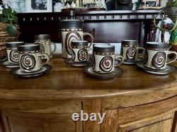 Briglin Studio Vintage Pottery London Coffee Set
