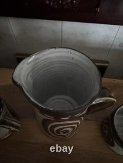 Briglin Studio Vintage Pottery London Coffee Set