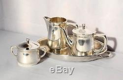 British Army Military Vintage Silver Plated Tea Set Coffee