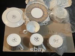 Burberry London Vintage Special Edition Tea/Coffee Five Cups Set Made In England