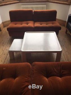 C&B Amanta Mario Bellini Set Sofa Chairs / Coffee Table / Table Nest Vintage