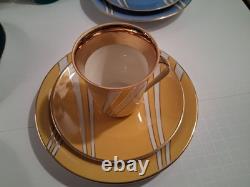 C'mielo'w Krokus Coffee Tea Set Made In Poland 1960s Vintage